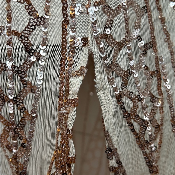 SHOWPO Be My Lover Rose Gold Sequin Maxi Dress | Size XS/S - Picture 10 of 10